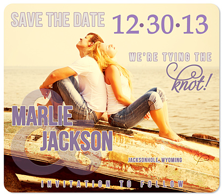 "Tying the Knot!" Save the Date Magnet